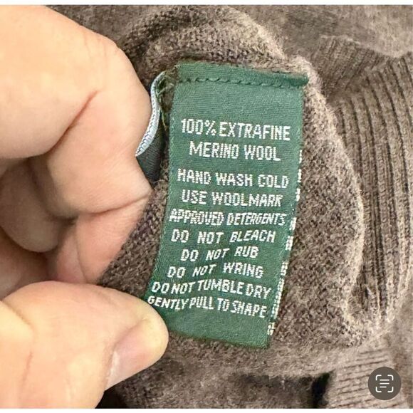 Rodd & Gunn Brown V Neck Merino Sweater. Large. - Picture 5 of 9